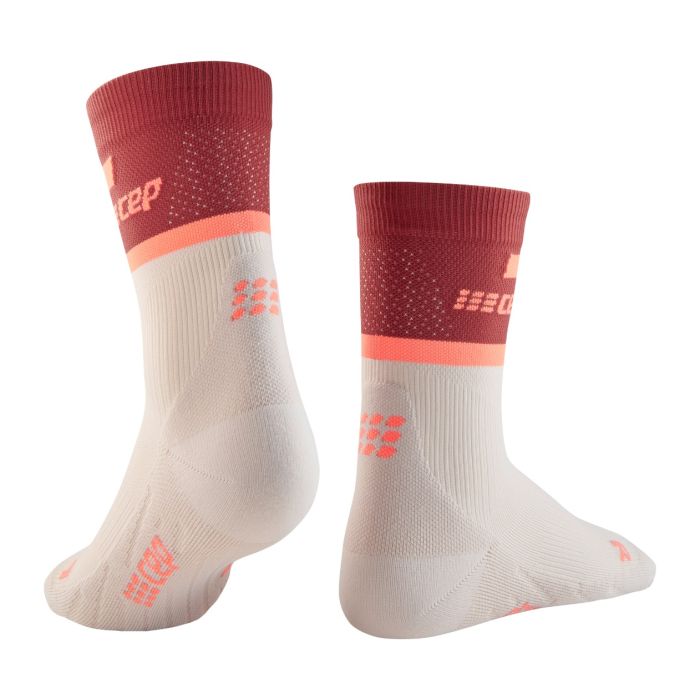 CEP Dame Strømper The Run Socks Mid Cut V4 Rød