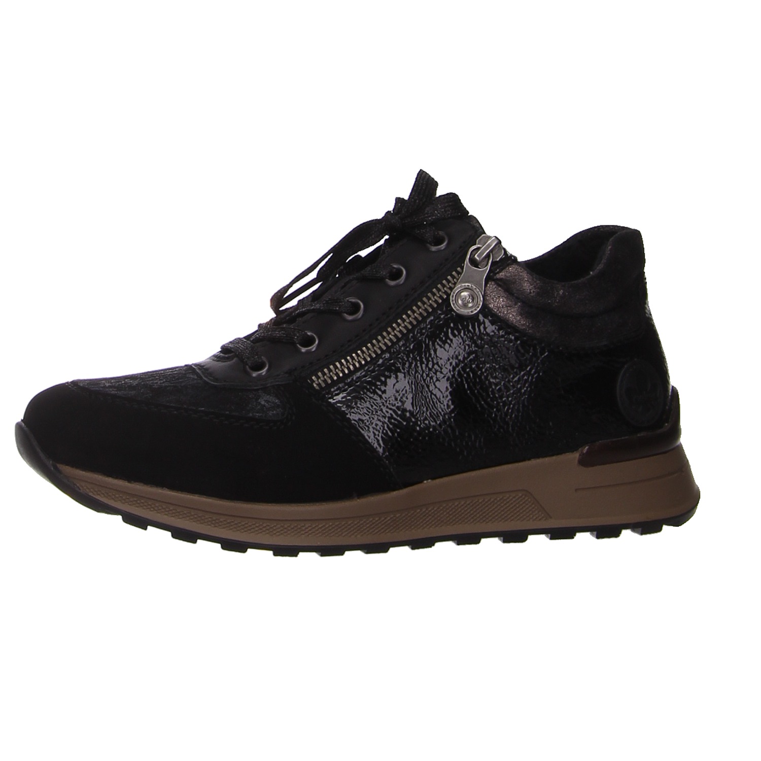 Rieker Damen Sneaker schwarz