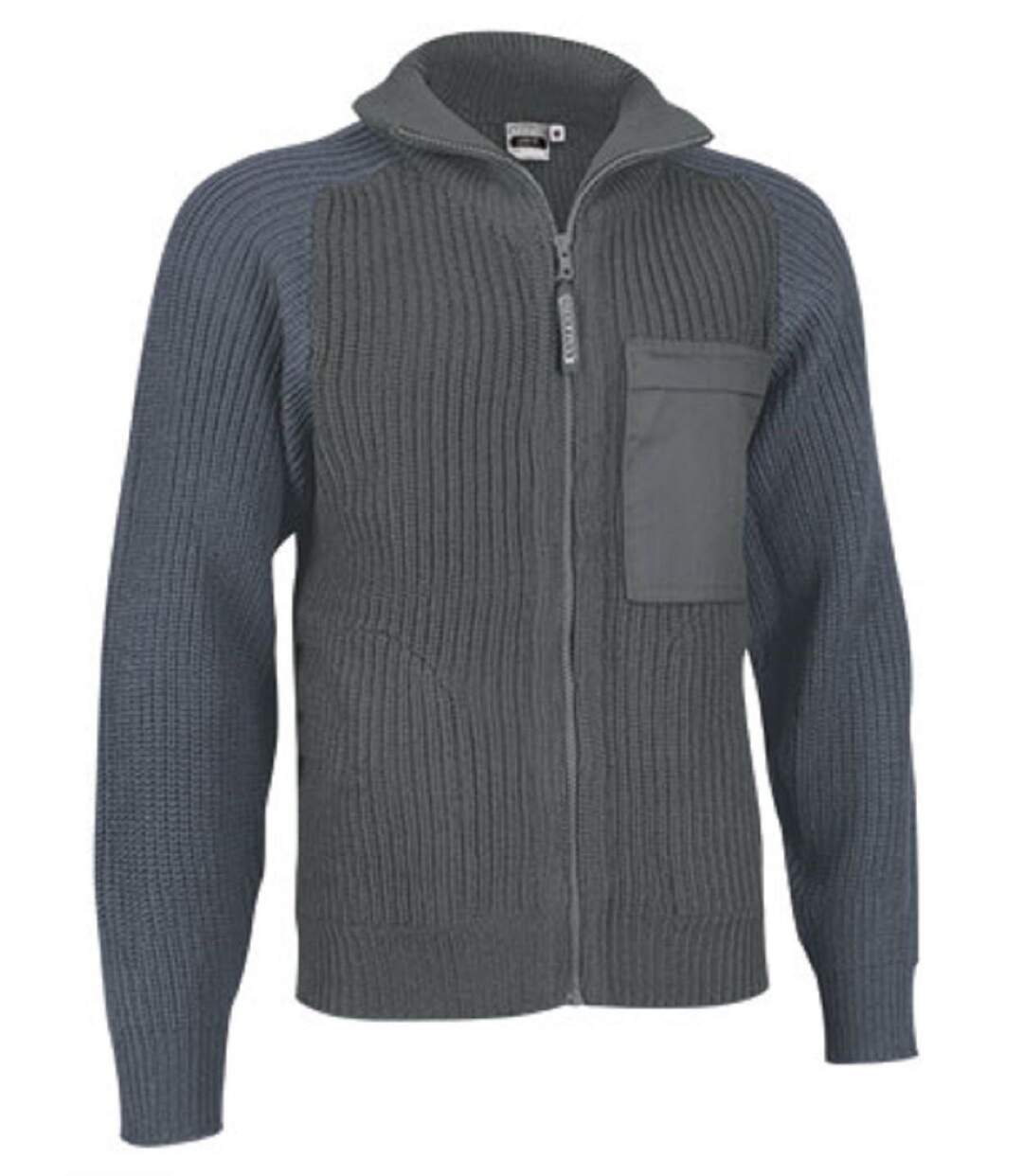 Gilet épais col camionneur - Homme - REF ARCE - gris