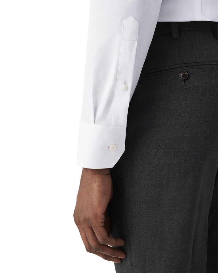 ETON White Signature Twill Shirt - Contemporary Fit Hvid