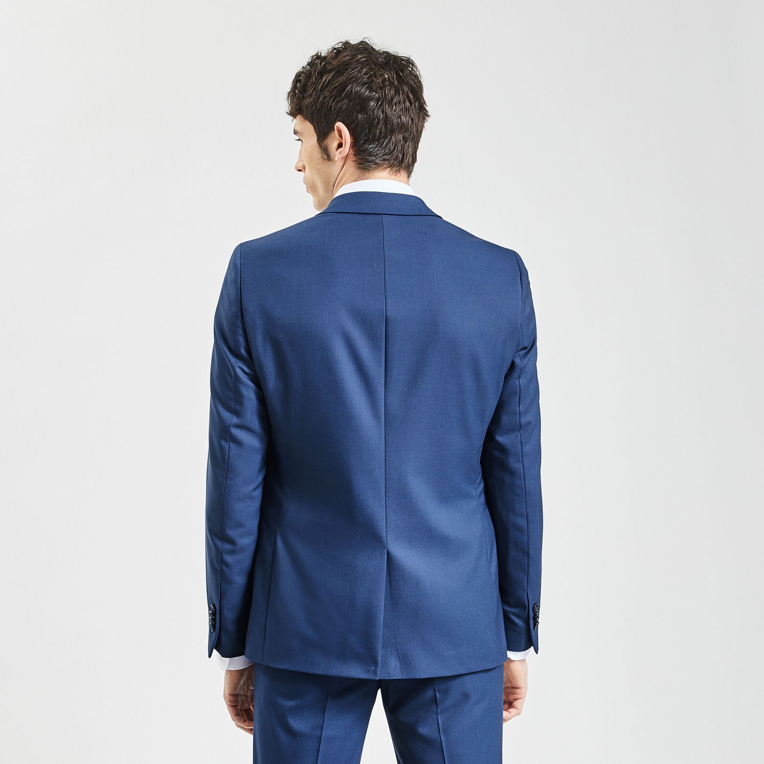 Veste de costume slim Bleu moyen