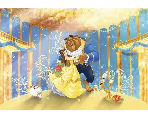 Fotobehangpapier 8-4022 Disney Edition 4 Belle en het Beest 8 stuks 368 x 254 cm