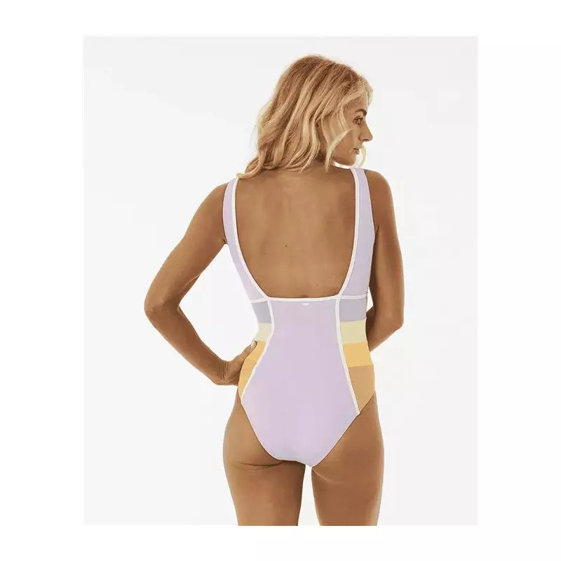 Maillot de bain RIPCURL Sunrise Stripe Good 1 Pc Lilac