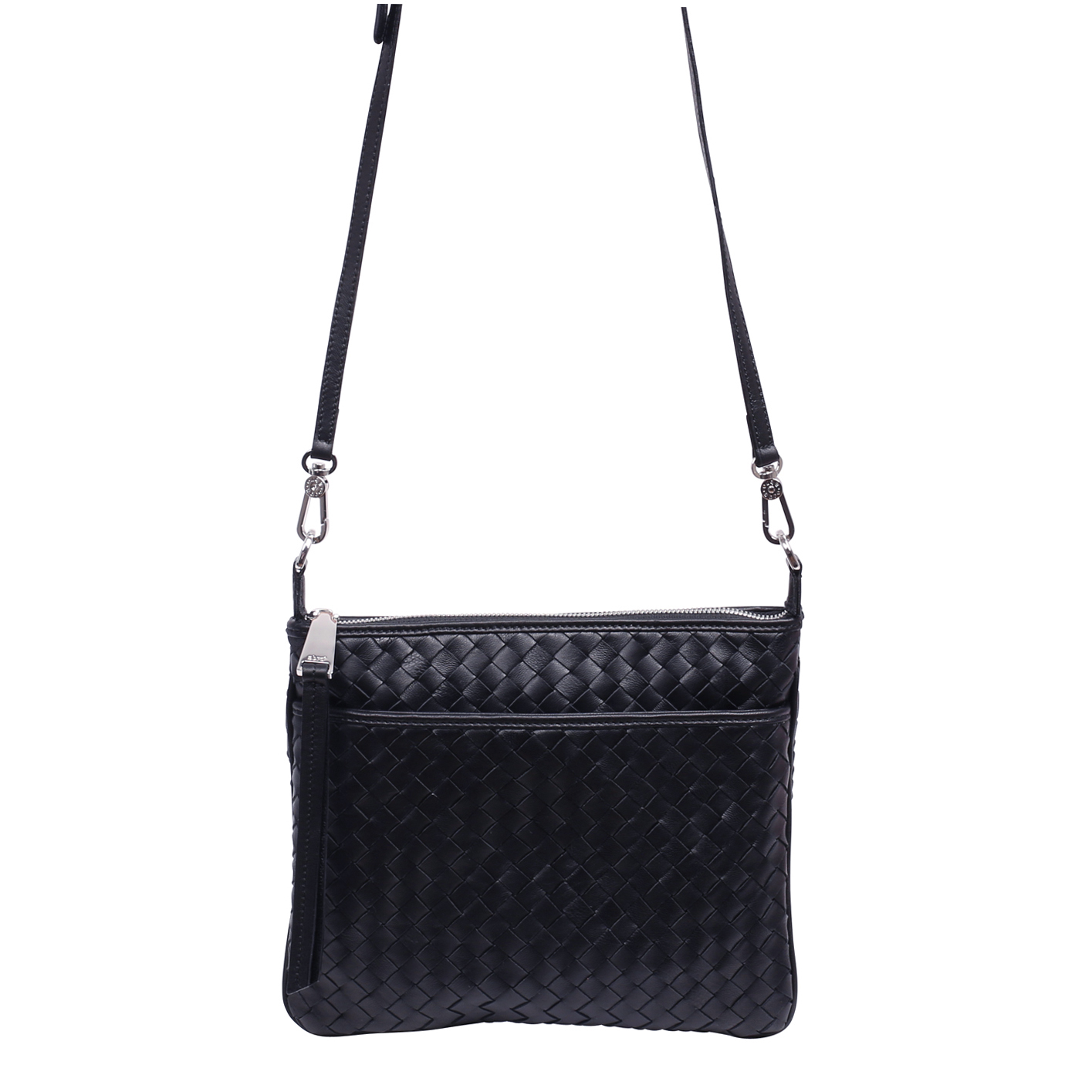 Cross body bag ONEFOLD Leather Piuma Weaving Standard