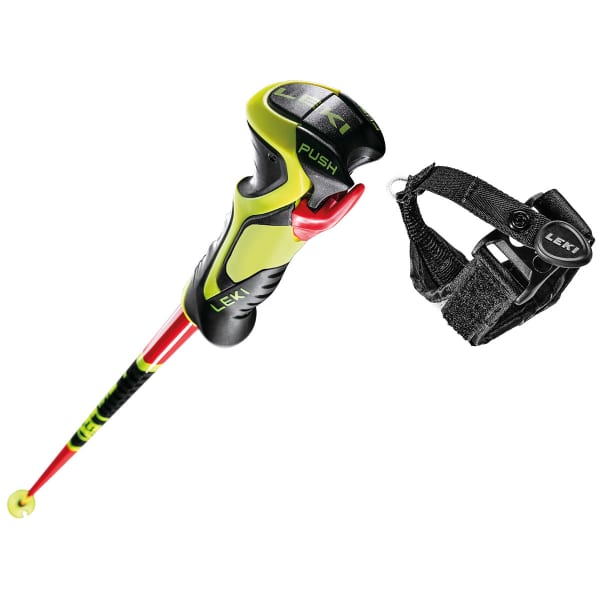 Bâton de ski LEKI WORLDCUP LITE SL 3D RED/BLACK/NEON YELLOW