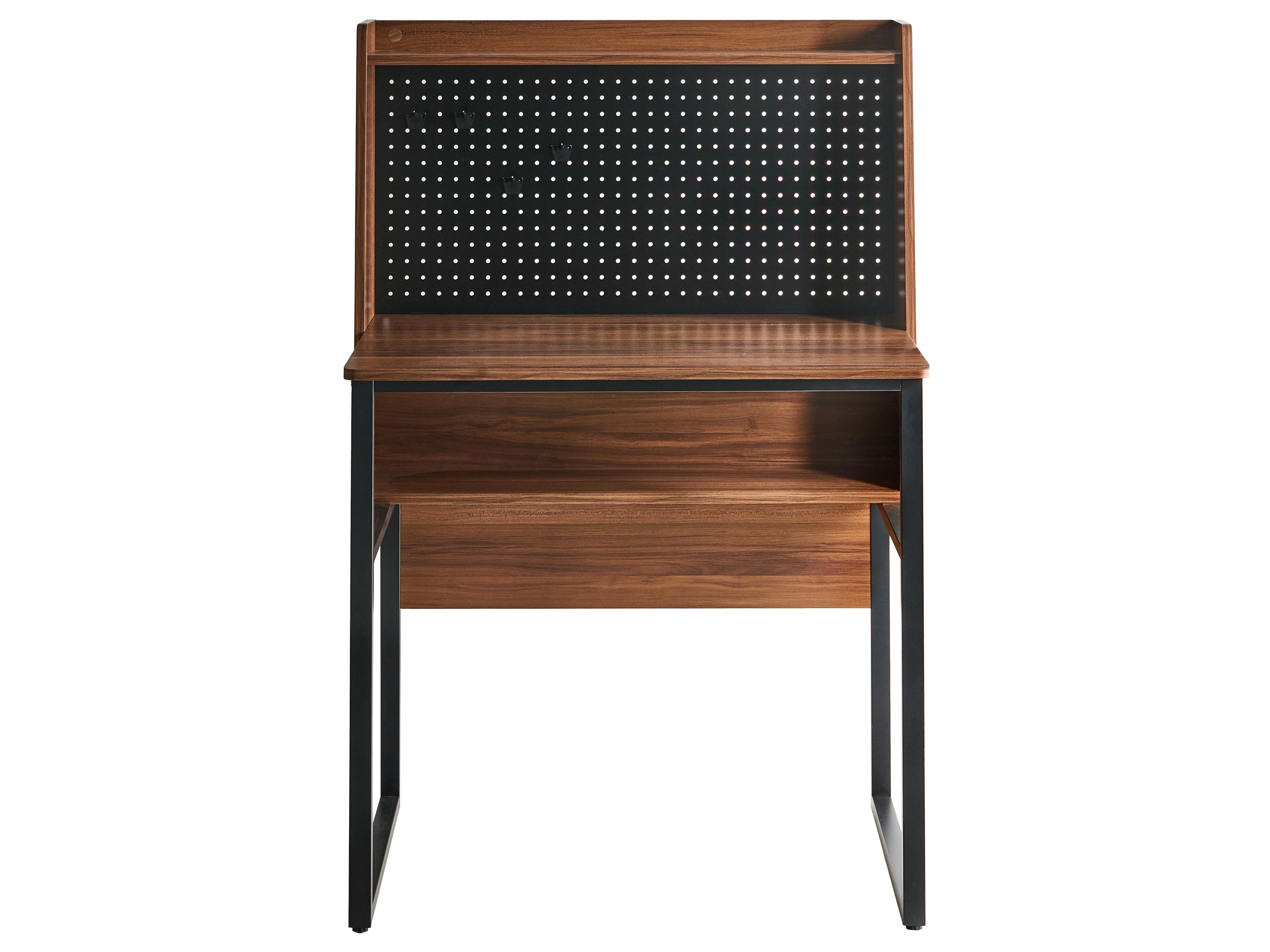 Thuiskantoor met ophangbord BUXTON Donkerbruin 84 cm 48 cm