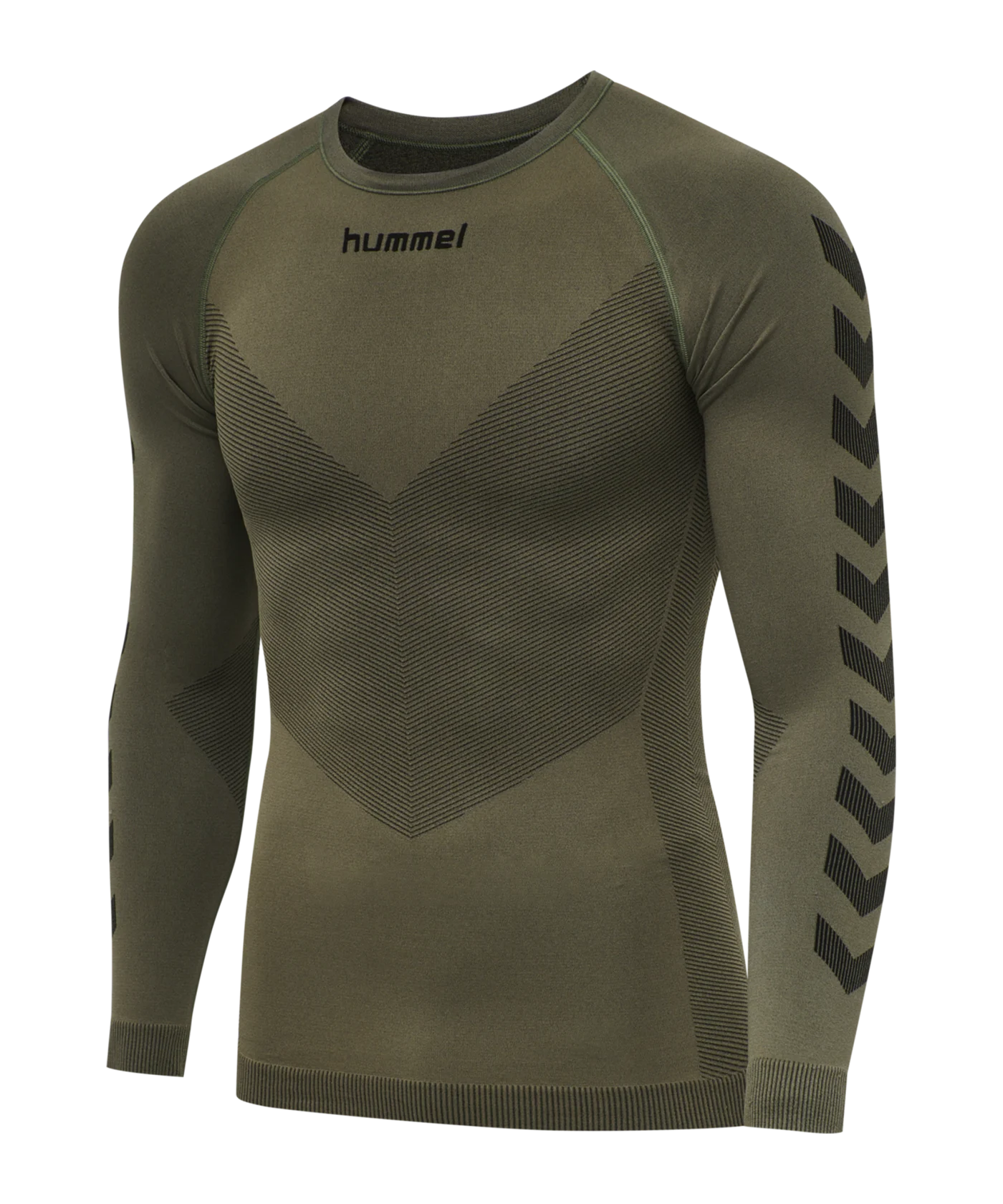 Hummel First Seamless Longsleeve Khaki F6084