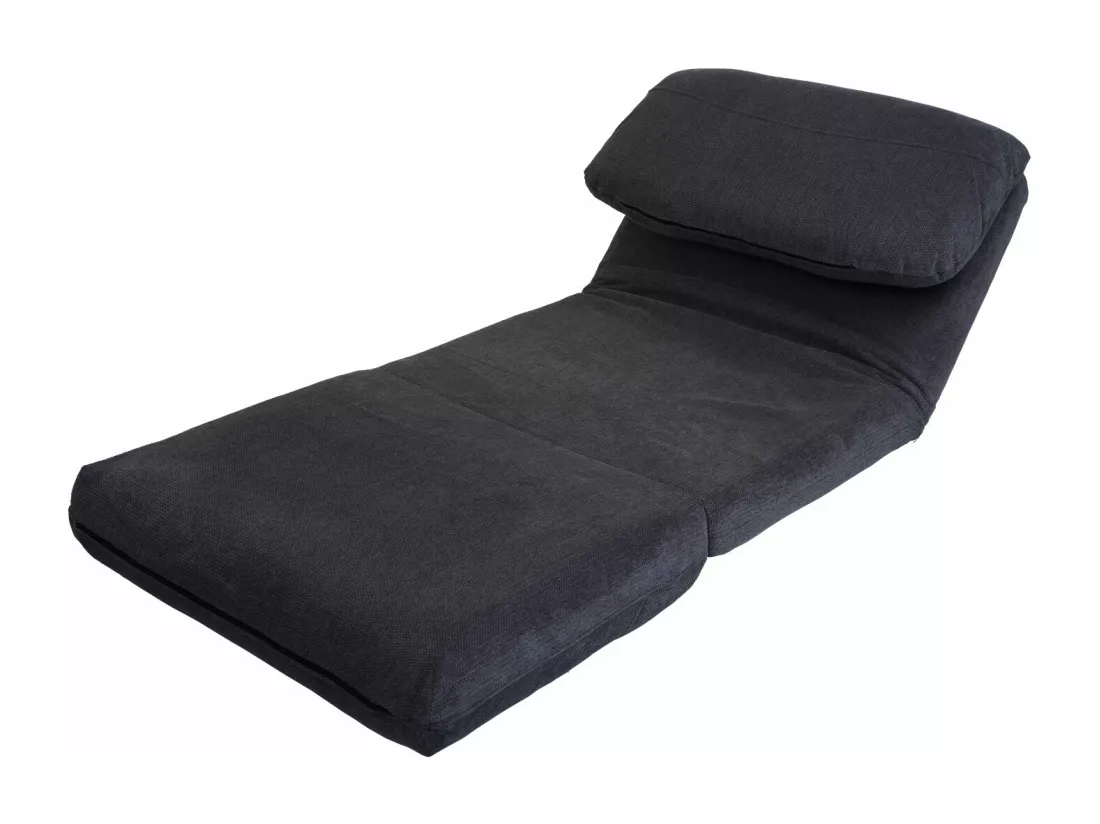 Fauteuil-lit MCW-E68, gris foncé