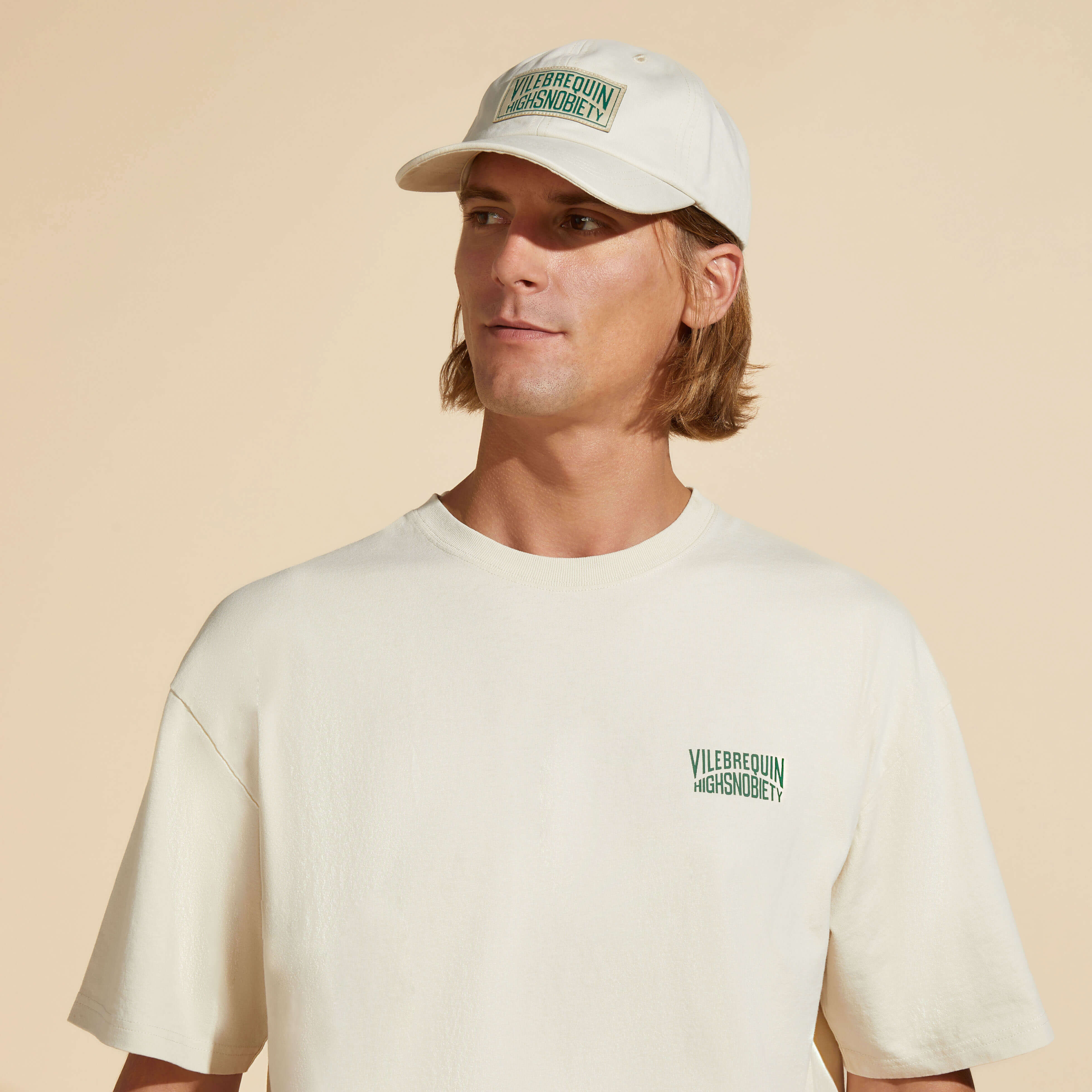 T-shirt en coton homme uni - Vilebrequin x Highsnobiety | Site Vilebrequin | OLLZ3P53
