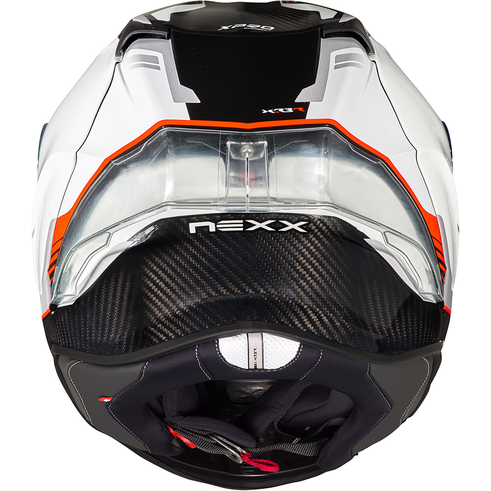 Nexx - Casque X.R3R Carbon Blanc / Noir / Rouge
