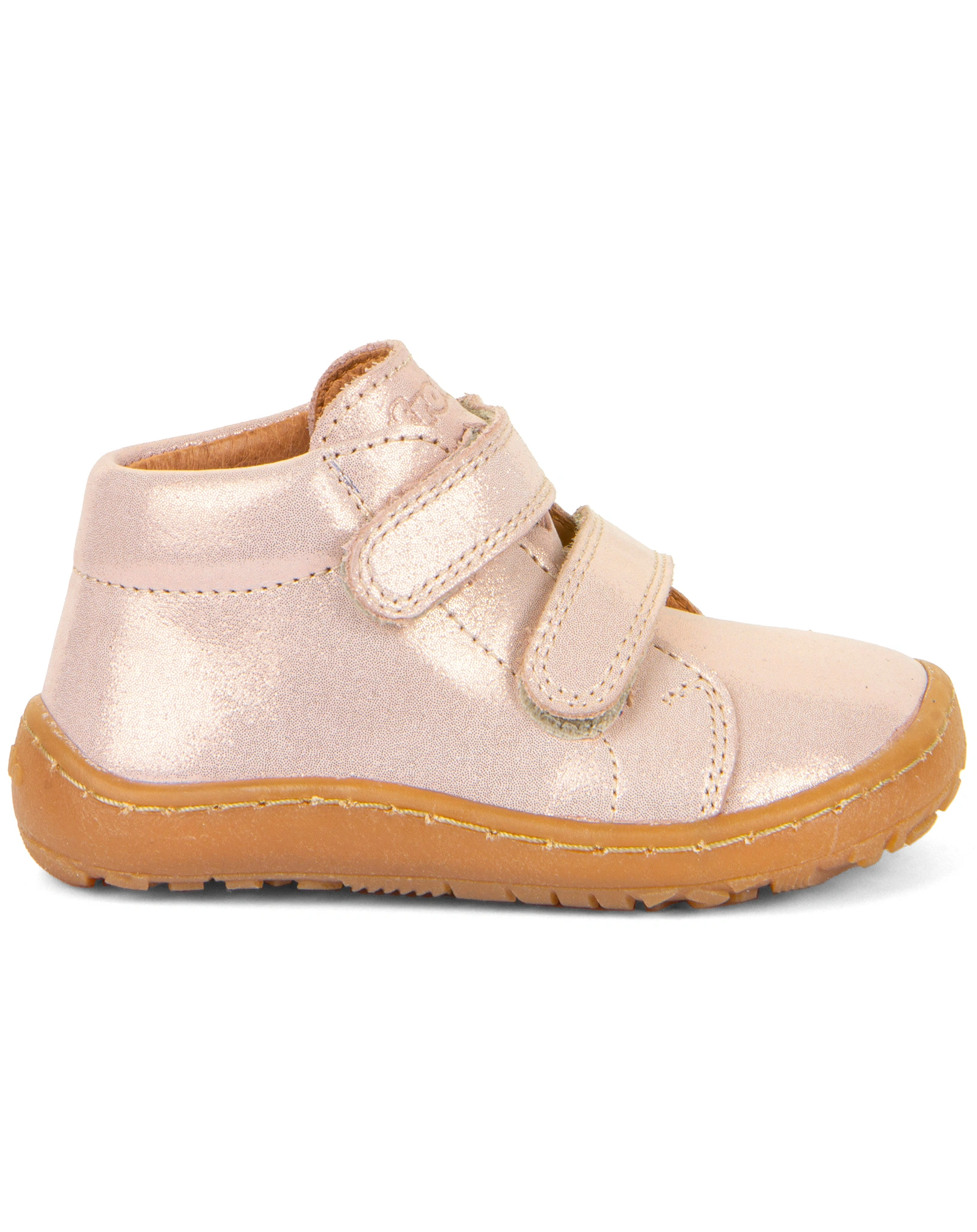 Klett-Lauflernschuhe BAREFOOT FIRST STEP in nude/glitter
