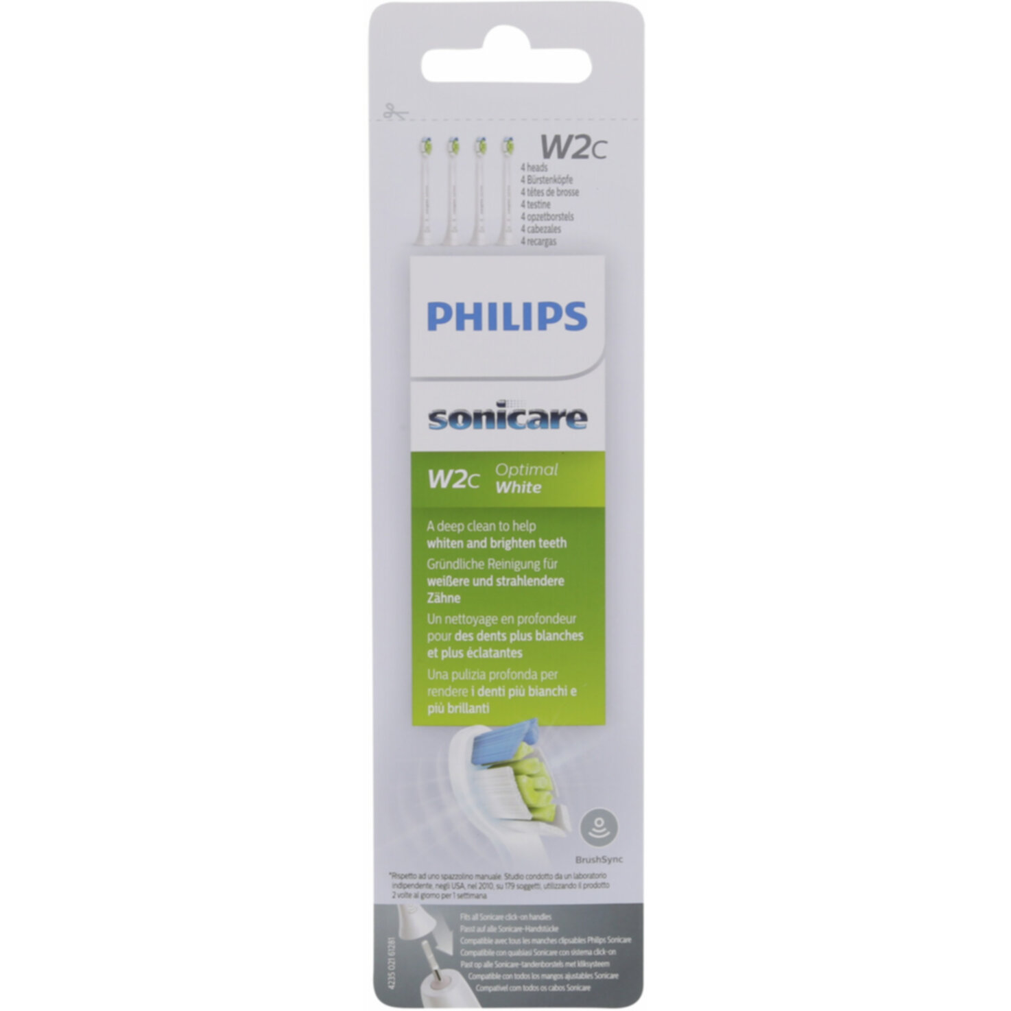Philips Optimal White (W2c), 4er Pack, weiss HX6074/27