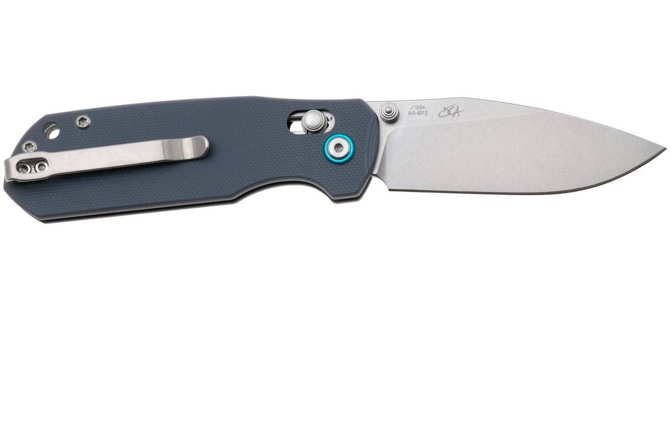 CJRB Maximal J1954-GYF Stonewashed AR-SFII, Gray G10, zakmes, David C. Andersen design
