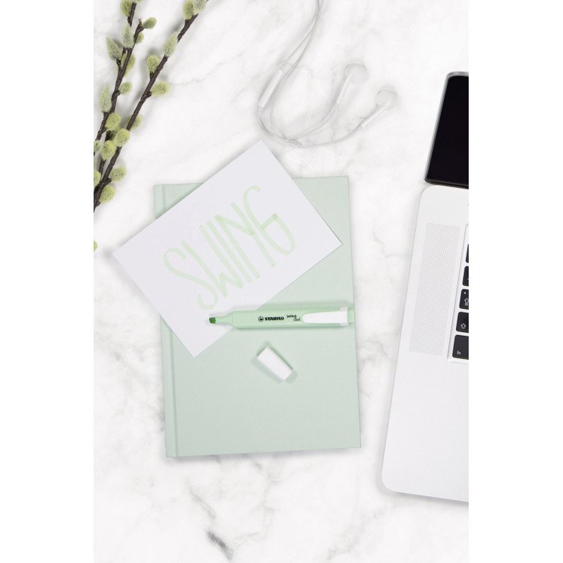 Surligneur Stabilo Swing Cool pastel couleurs assorties - Etui de 8