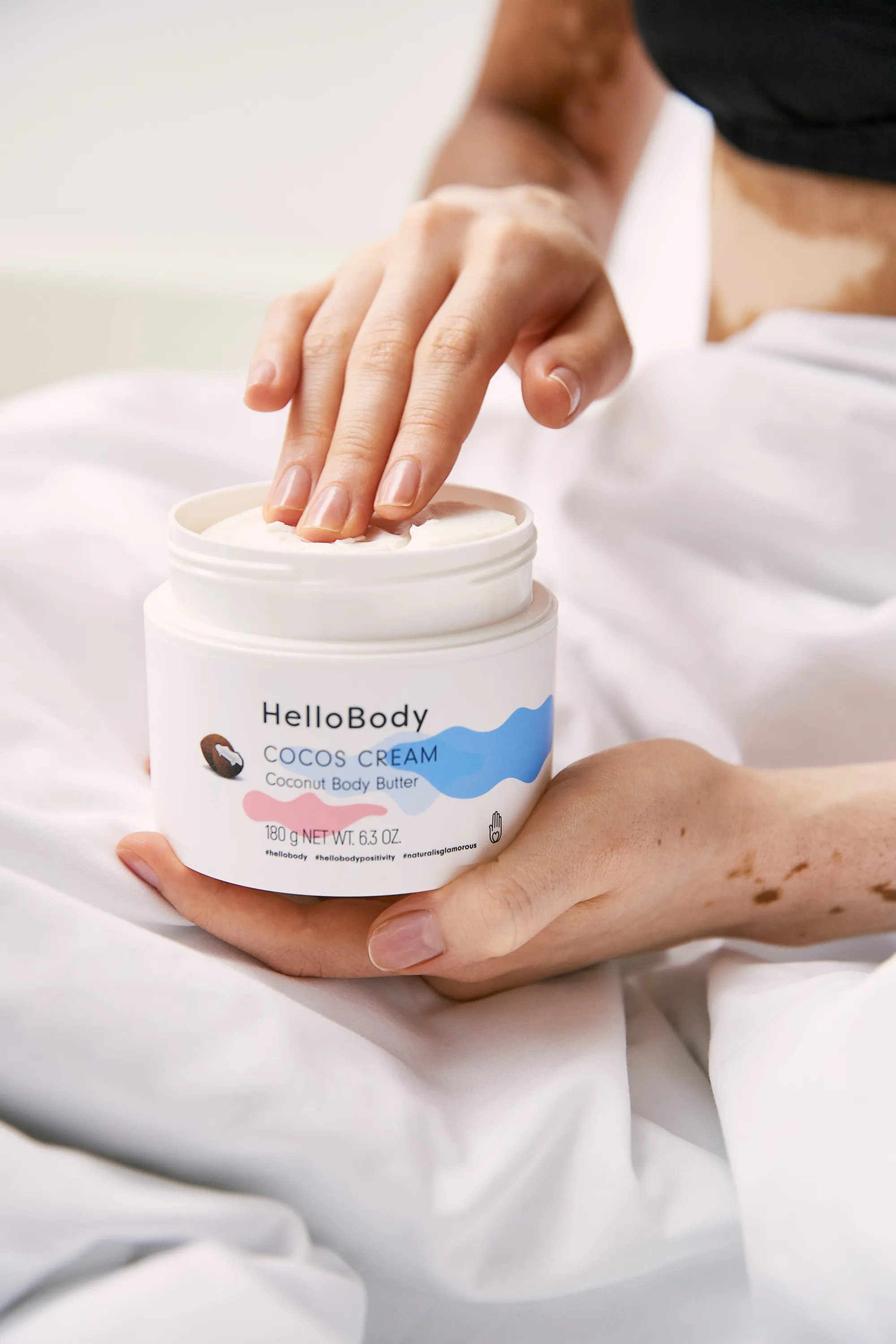HelloBody Beurre corps crémeux Cocos Cream-195 ml