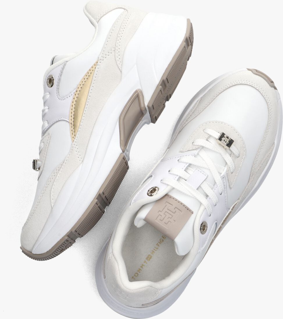 TOMMY HILFIGER witte tommy hilfiger lage sneakers chunky feminine runner hardware