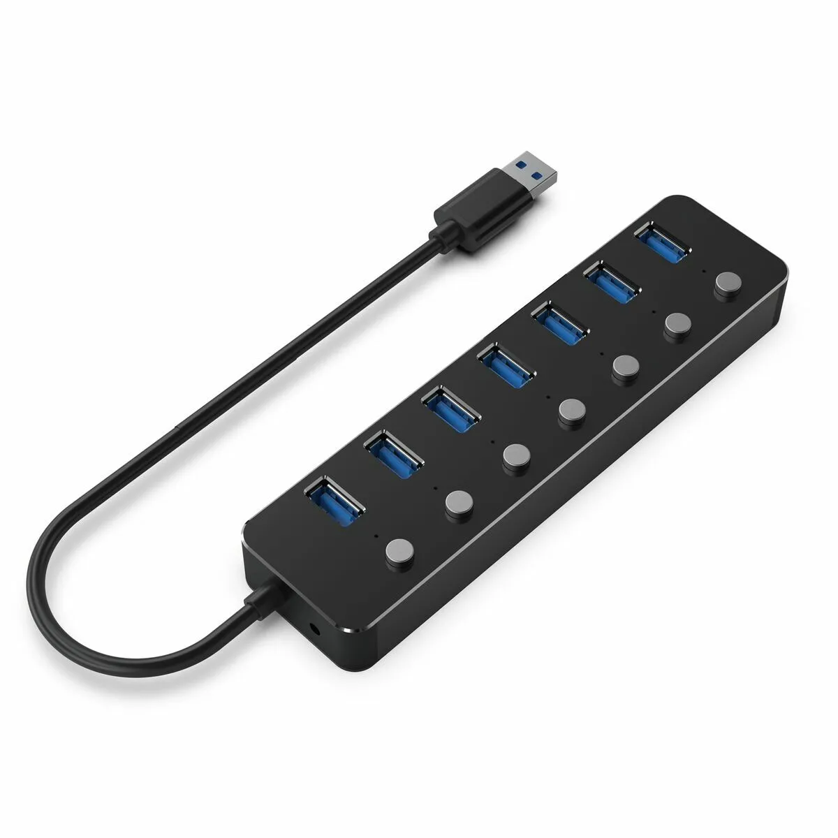 GEMBIRD Hub USB UHB-U3P7P-01 Noir