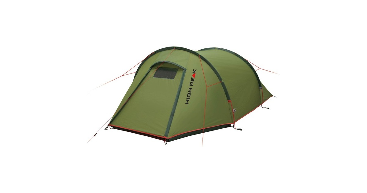 High PeakKite 3 LW tent  (Groen/rood)