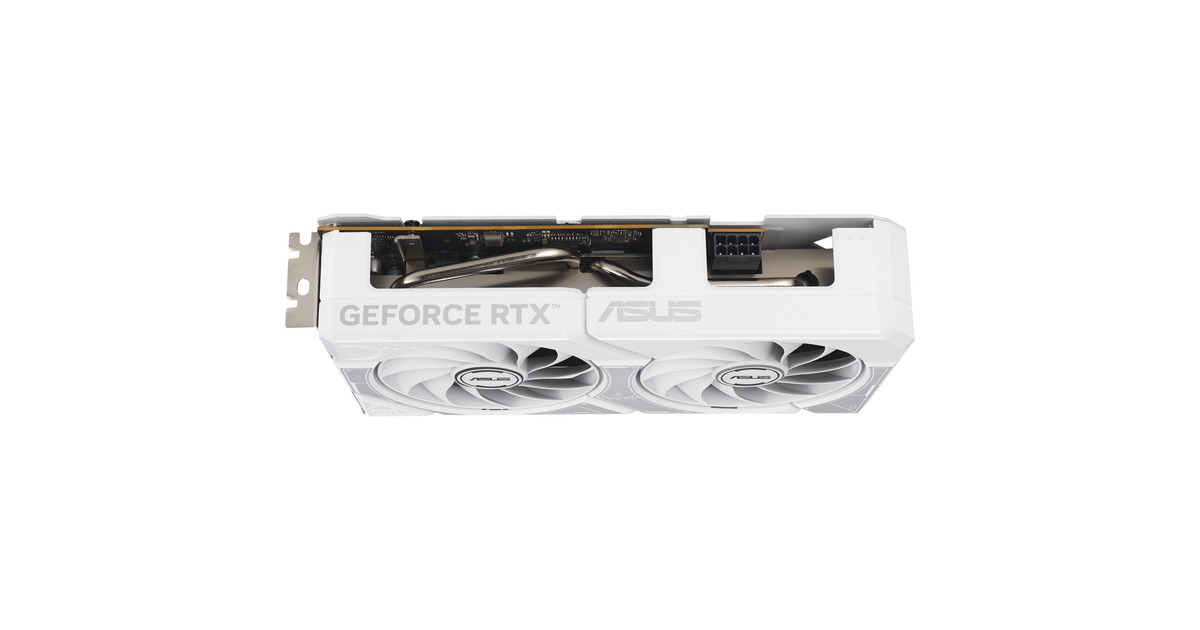 ASUSGeForce RTX 5060 DUAL OC WHITE 8GB grafische kaart  (Wit, DLSS 4, 3x DisplayPort, 1x HDMI 2.1)