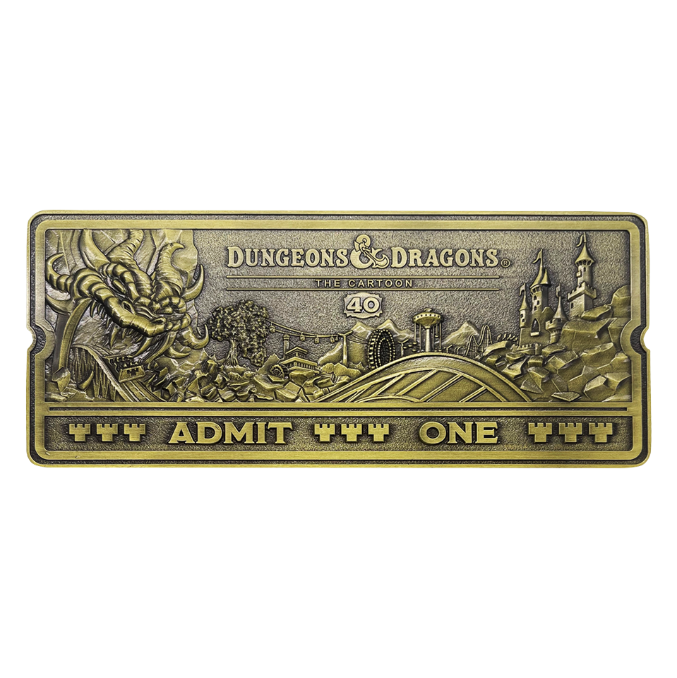 Dungeons & Dragons: The Cartoon 40th Anniversary Rollercoaster Ticket