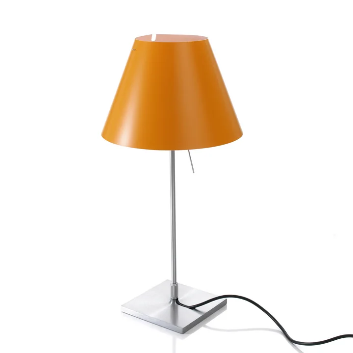 Luceplan - Costanzina Tischleuchte D13pic. Komplett, Aluminium / weiss