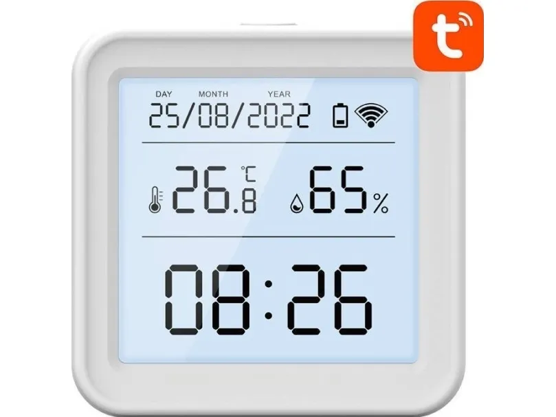 Gosund S6 Wi-Fi smart temperature and humidity sensor (LCD screen, backlight)