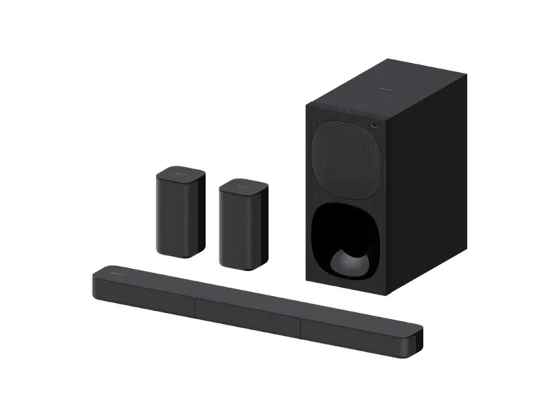 Sony HT-S20R - Lydbarsystem - til hjemmebiograf - 5.1-kanal - trådløs - Bluetooth - 400 Watt (Total)