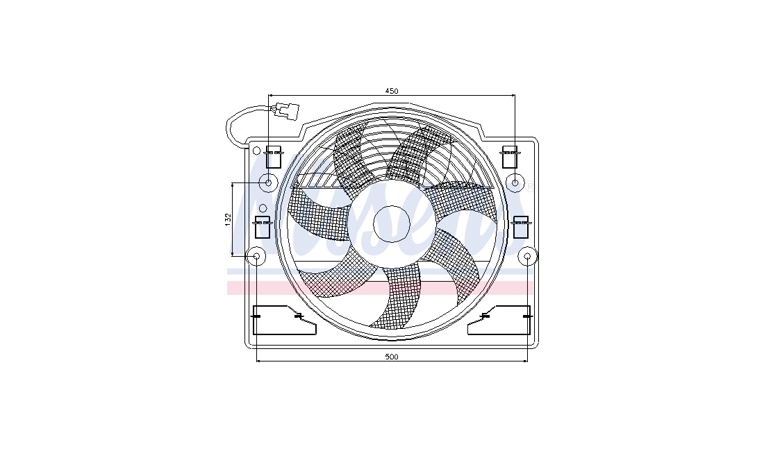 Ventilator, motorkøling