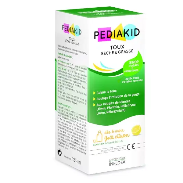 Xarope Pediakid para Tosse Seca e com Catarro 125ml