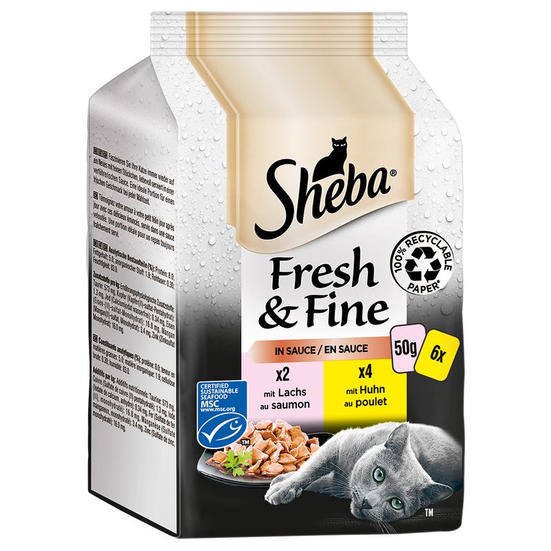 Sheba Délices du jour / Fresh & Fine 6 x 50 g