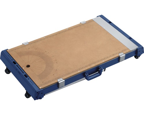 Industriële 4-in-1 werkbank, 945 x 545 x 145 mm, blauw