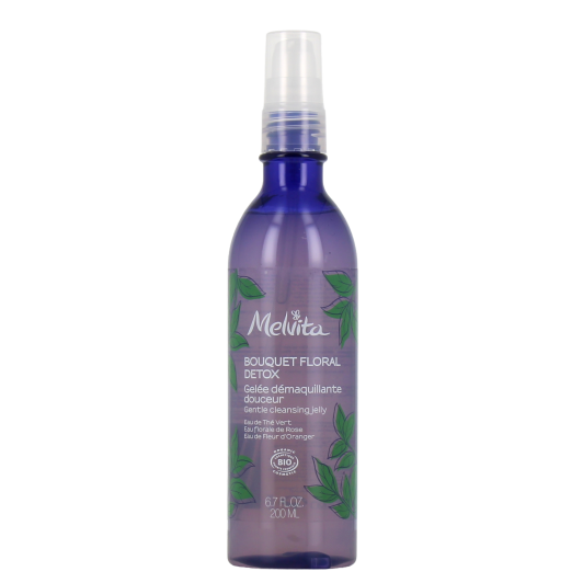 Gelée démaquillante visage et yeux Melvita Bouquet Floral Détox