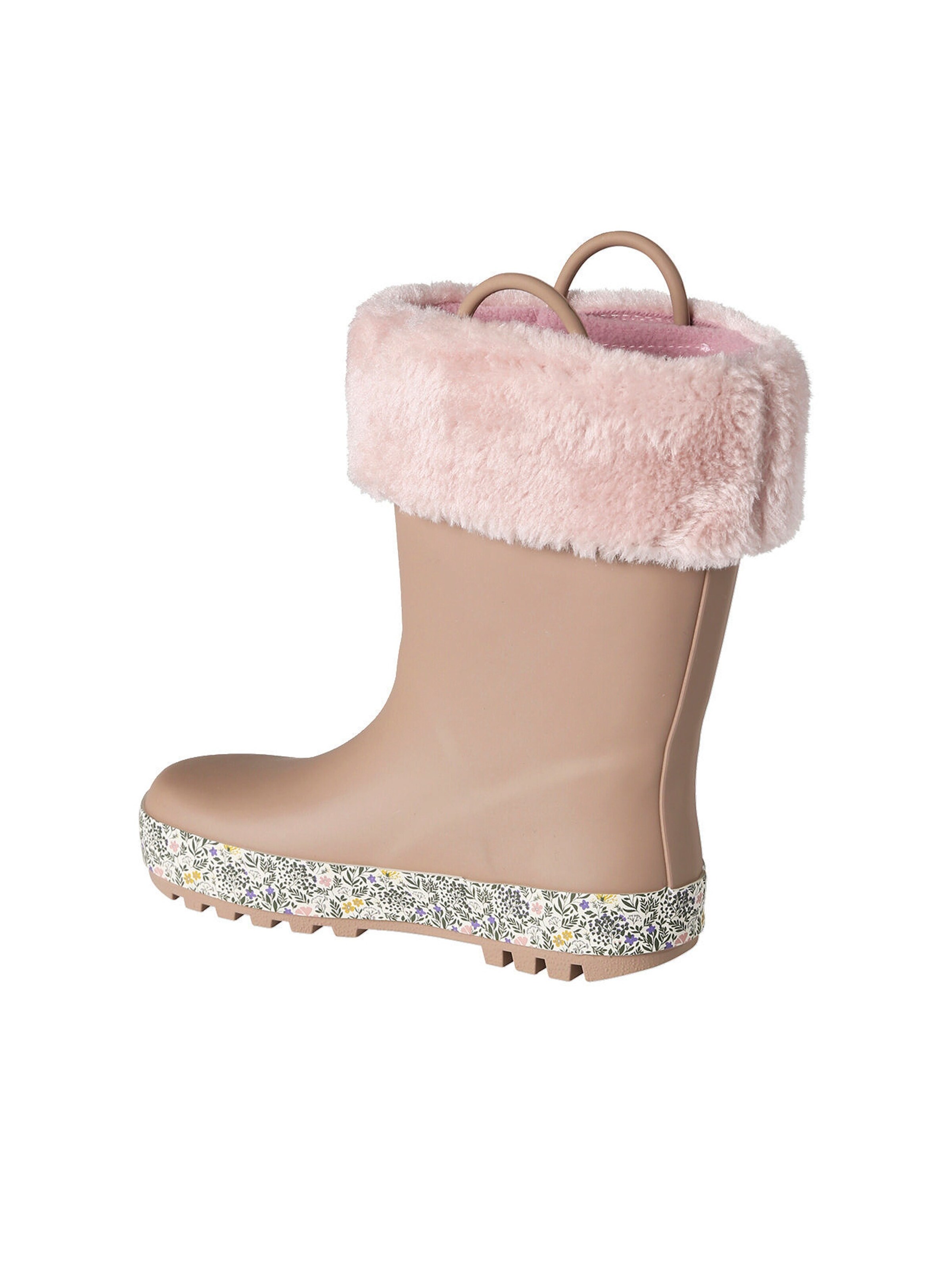 Vertbaudet Warme Kinder Gummistiefel rosa