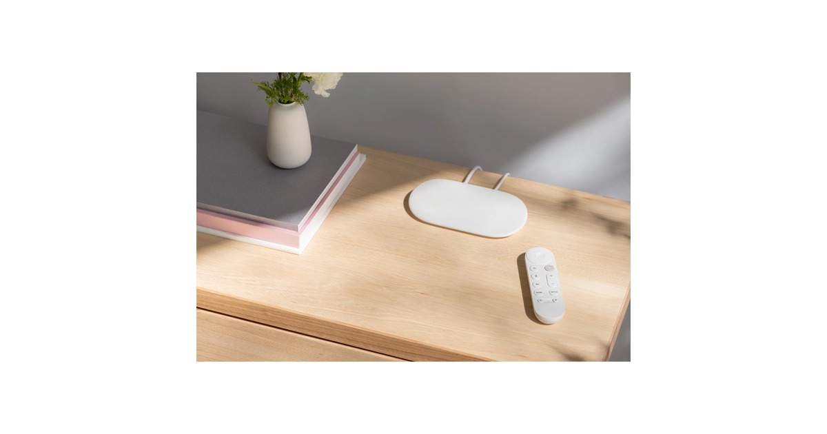GoogleTV Streamer (4K) streaming client  (Wit, 4K, HDR 10+, Dolby Vision, HDMI, LAN)