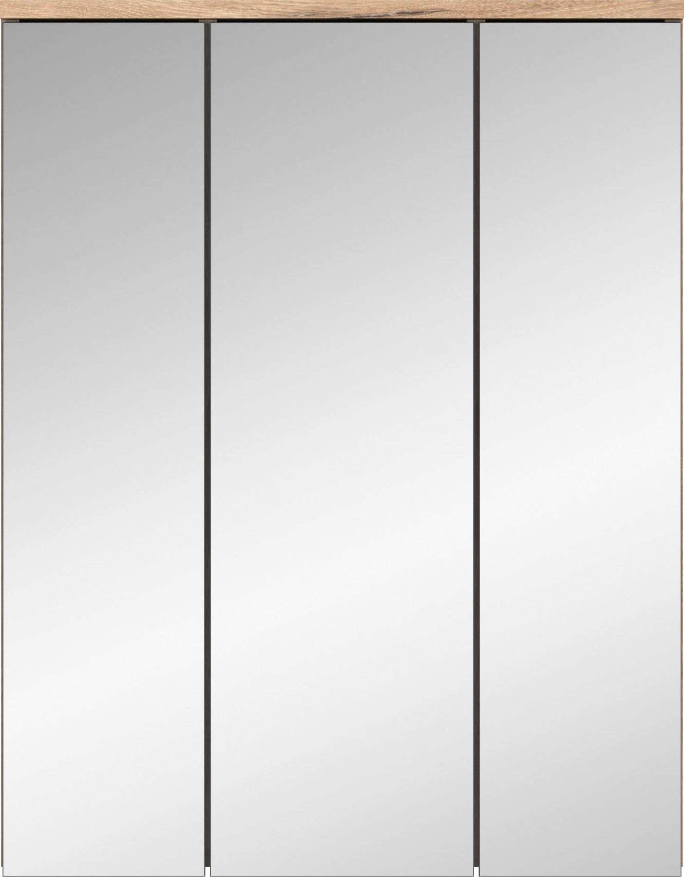 INOSIGN Badezimmerspiegelschrank »Riga, Breite 60cm, 3 Spiegeltüren, 9 Fächer, 6 Einlegeböden« Badmöbel, Badschrank, Schrank, Wandschrank, Bad, Badezimmer