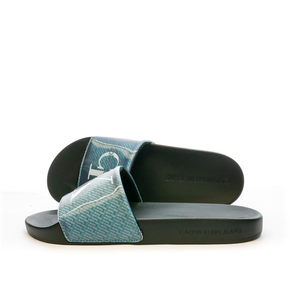 Calvin Klein Jeans Claquettes Bleu Homme Calvin Klein Jeans YM0YM00953