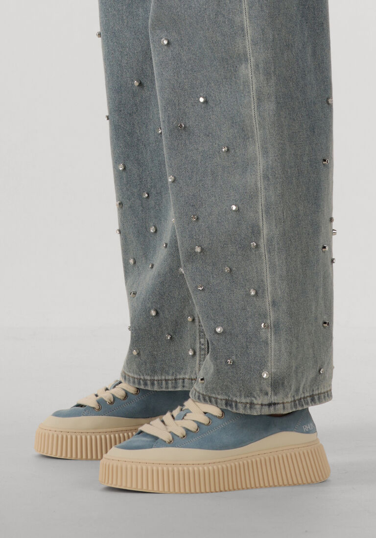 lichtblauwe rhun lage sneakers 3250 treble