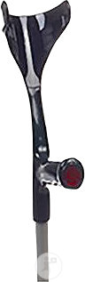 Bota Canne-Béquille Aluminium Model 1 Pour Adultes Maximum 140kg Noir 1 Piece