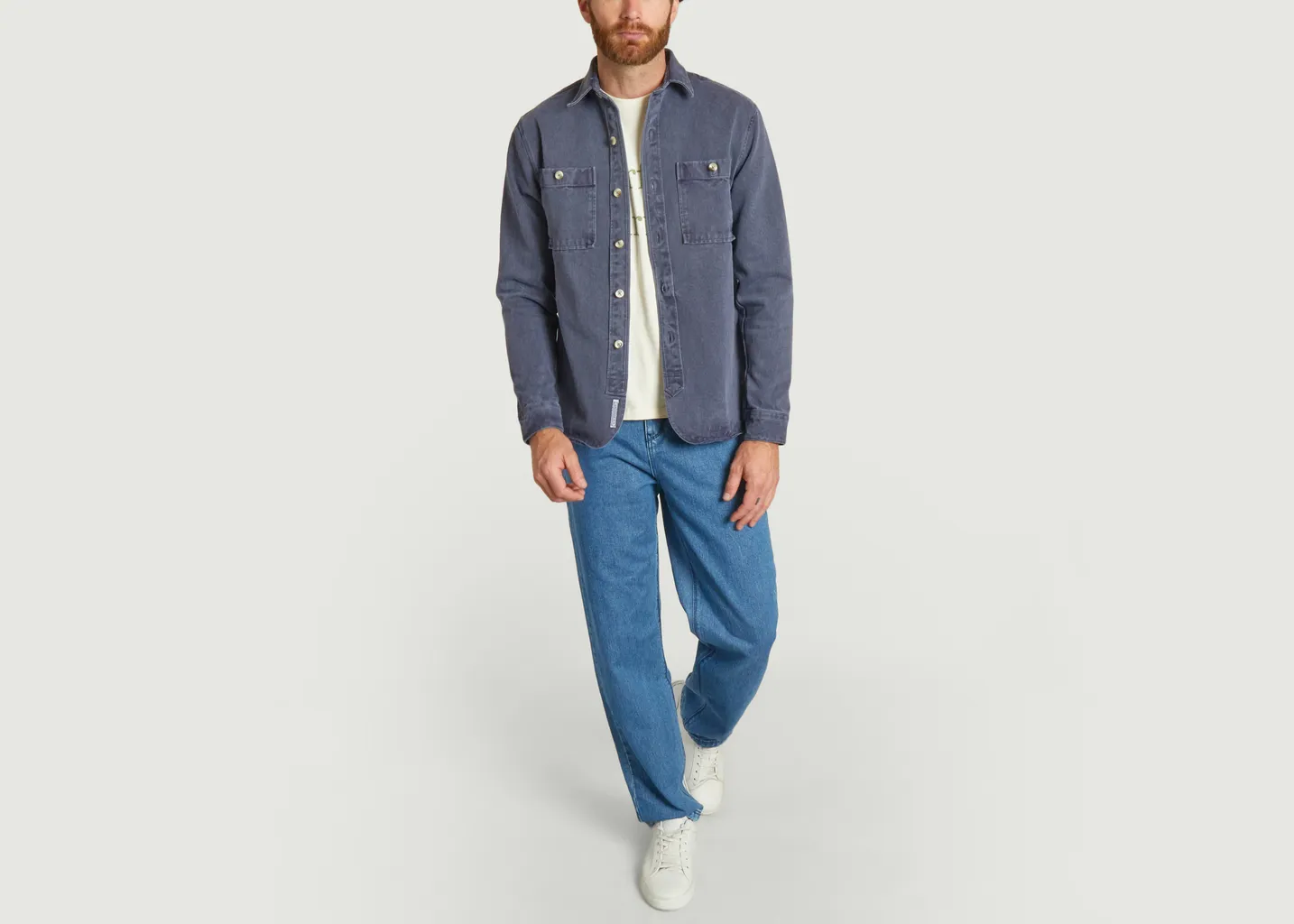 Surchemise en twill Cuisse de Grenouille