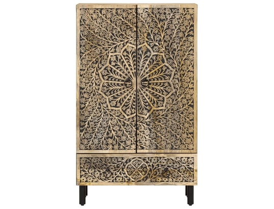 VIDAXL - Bahut Buffet 60x33x100 cm bois de manguier massif