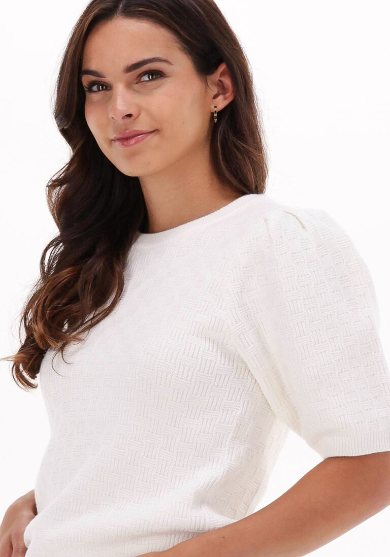 MINUS gebroken wit minus trui jasmine knit tee
