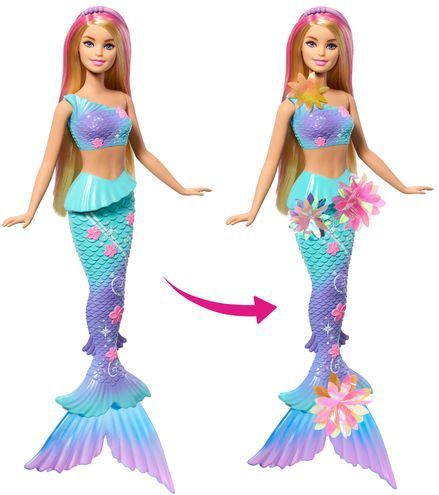 Barbie - Flower Magic - Zeemeerminpop - Blond - Magische Bloemen die Bloeien