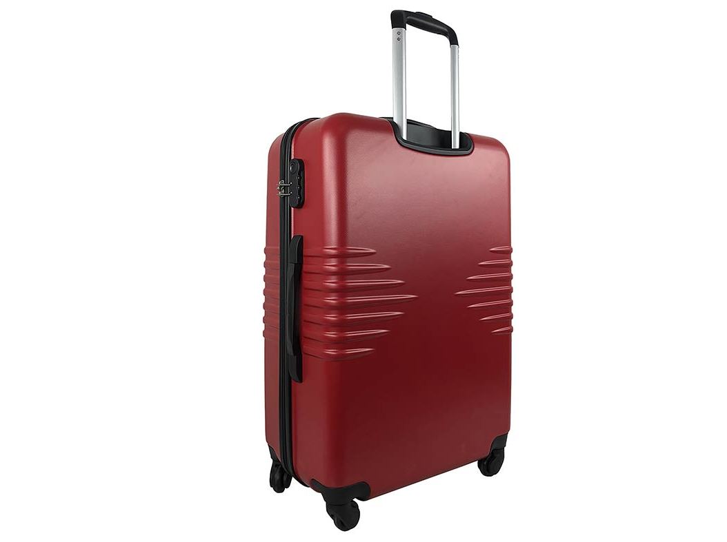 MALA DE VIAGEM GRANDE RÍGIDA AIRPORT VERMELHO 4 RODAS 70CM