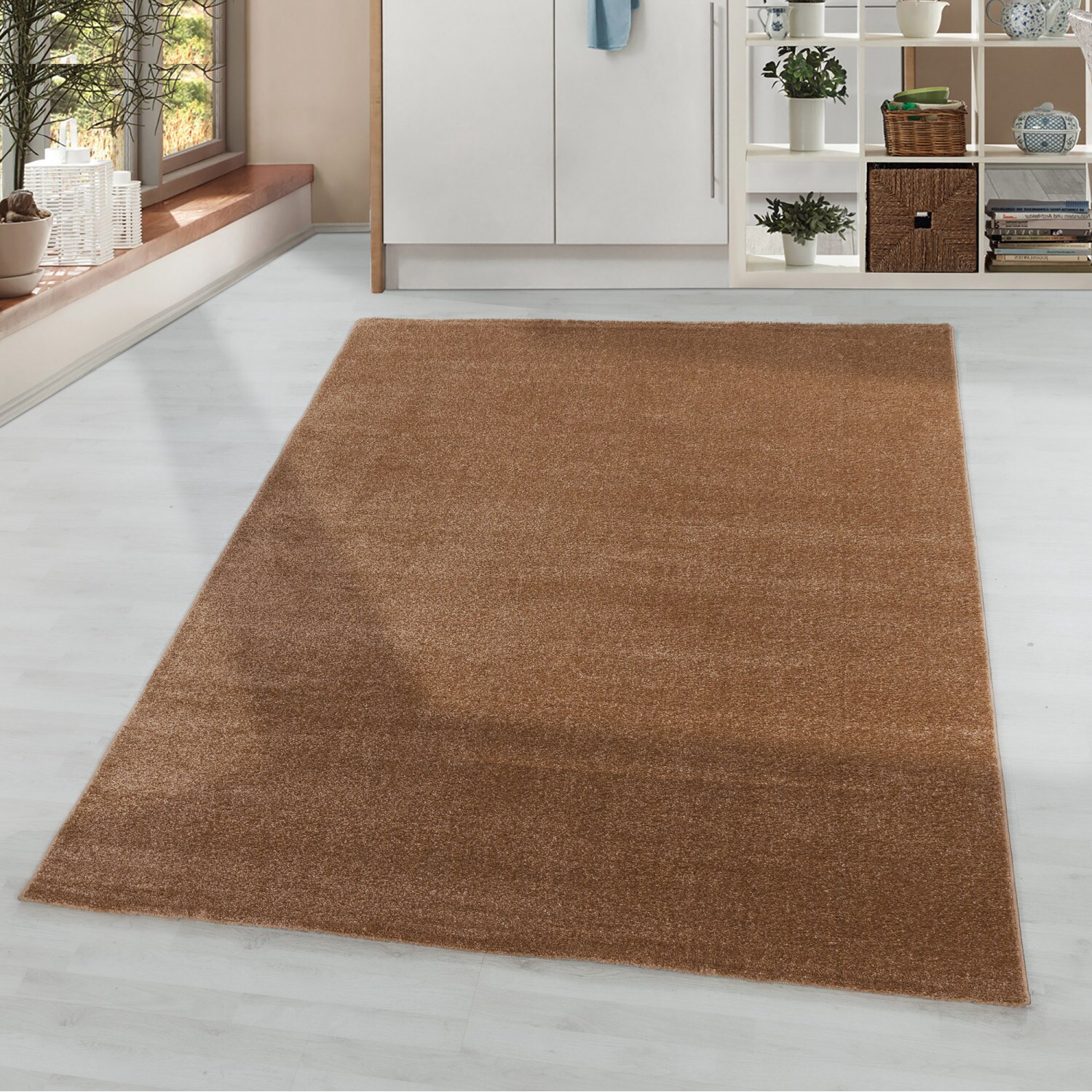 Stilvoller Designer Teppich, Modernes Design, Einfarbig, Leicht zu Pflegen