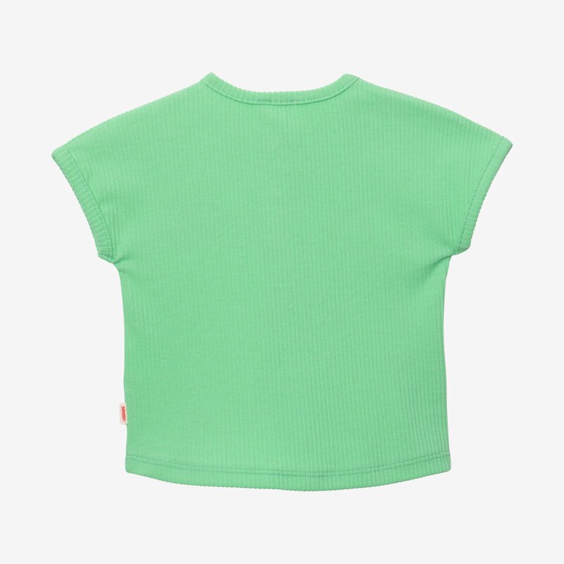 T-shirt bébé côtelé vert Catimini Vert