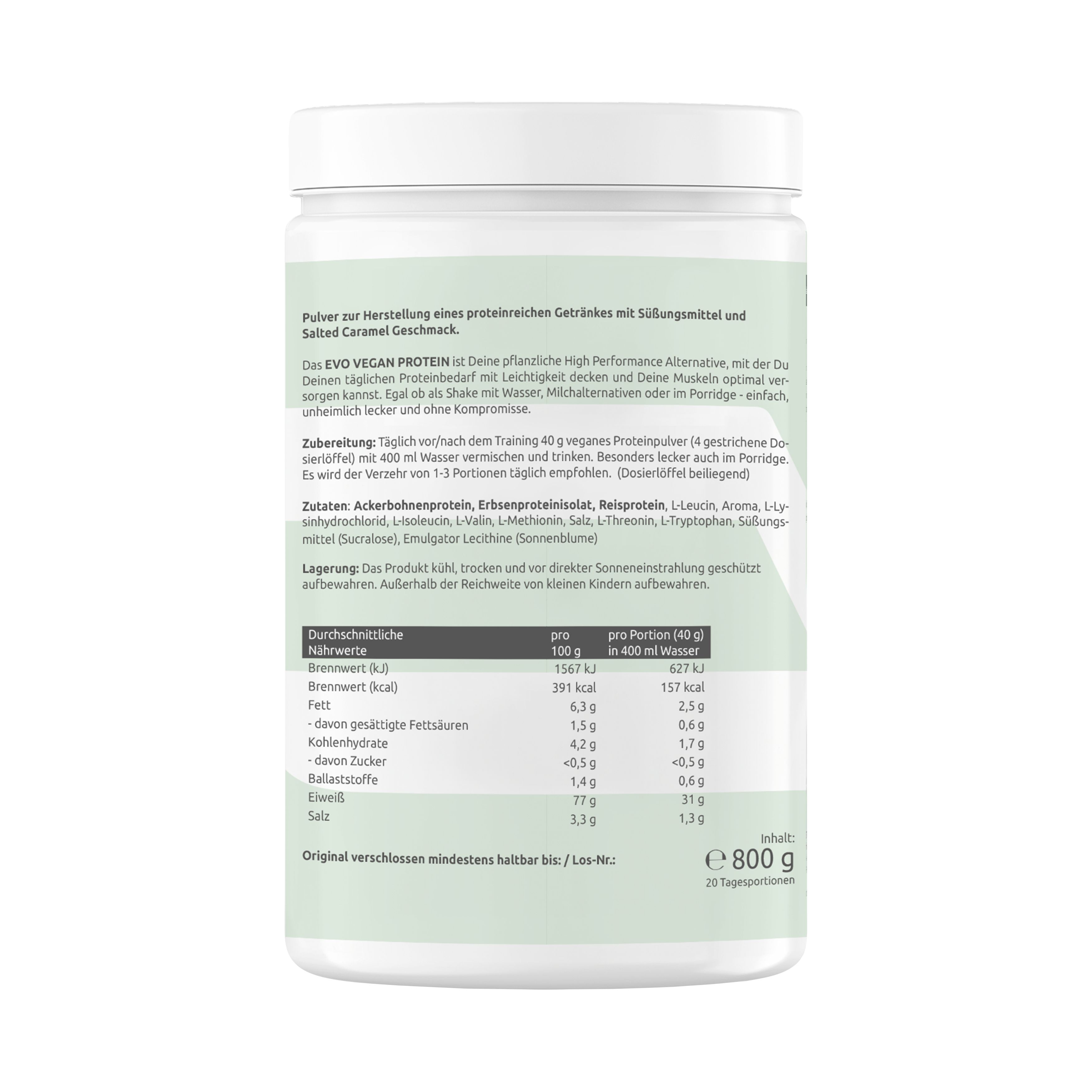 EVO Vegan Whey Protein Salted Caramel