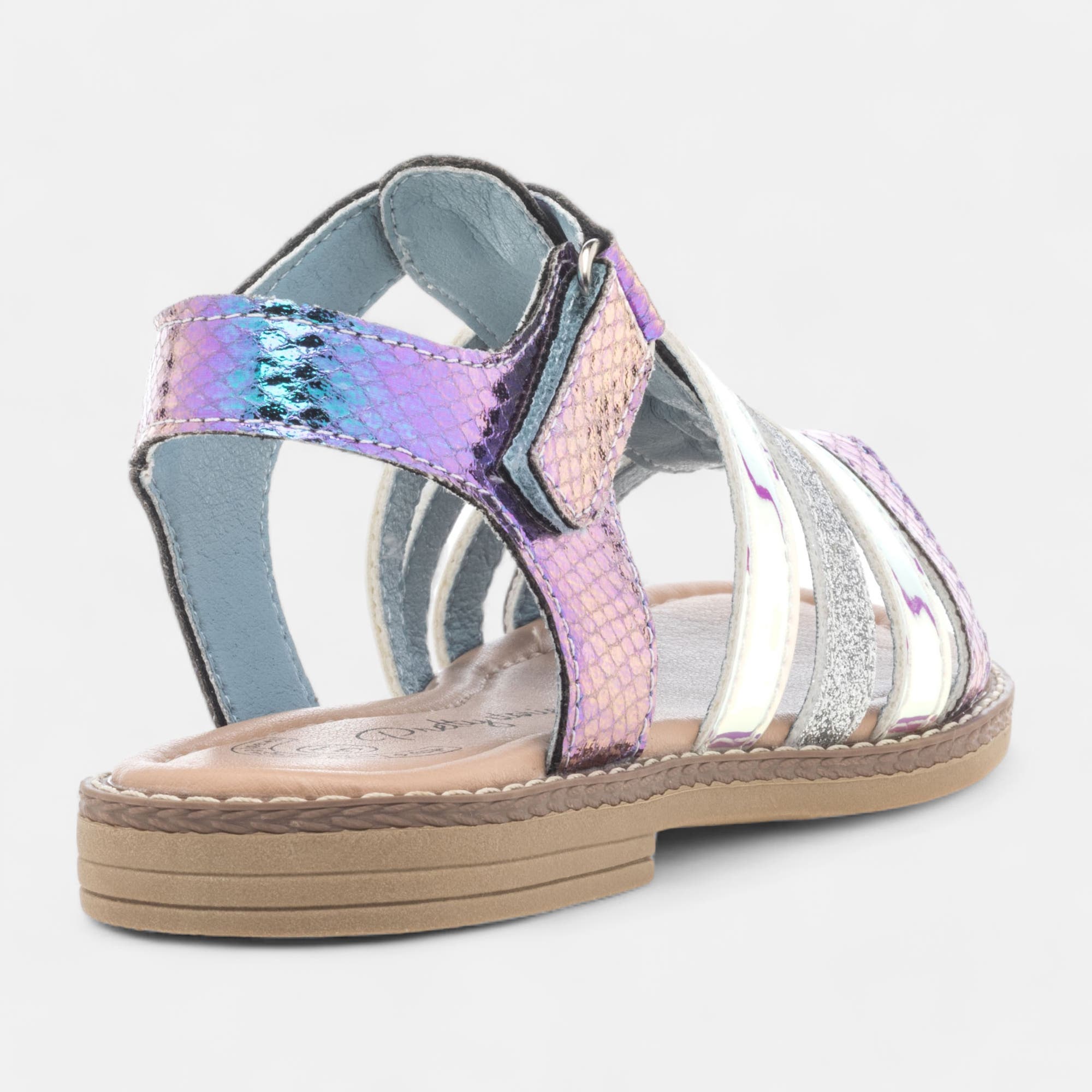 Nu-pieds Fille rose