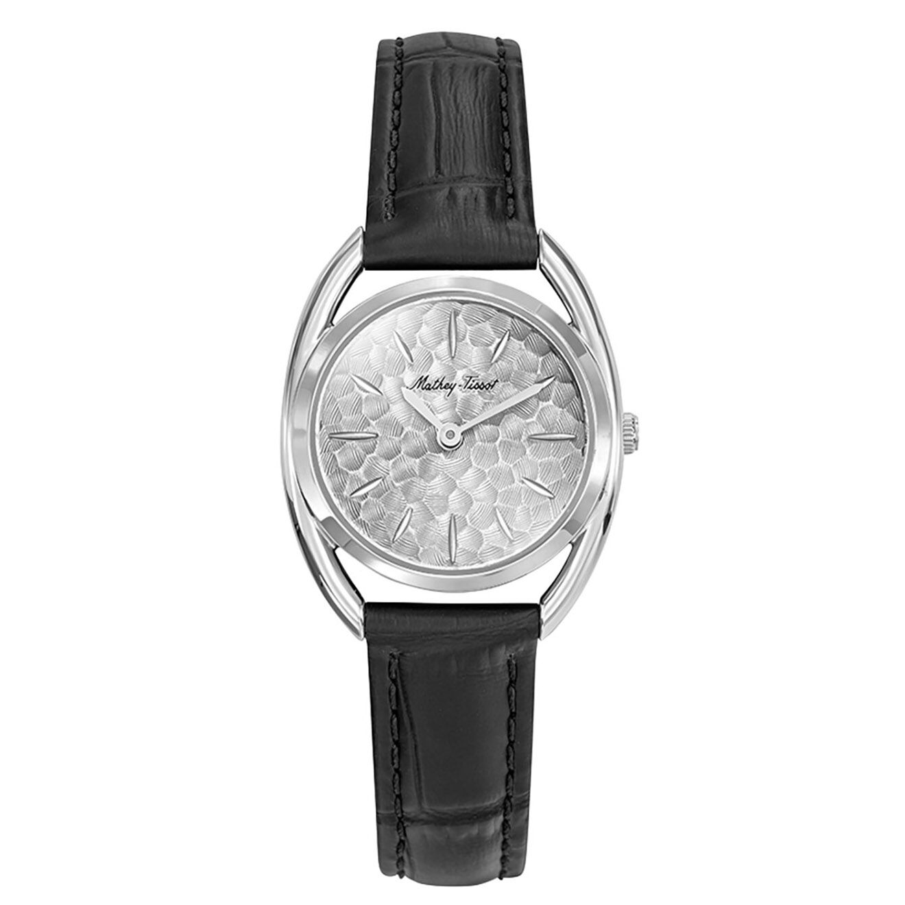 Mathey-Tissot Montre Femme Quartz en Cuir Saphira noire