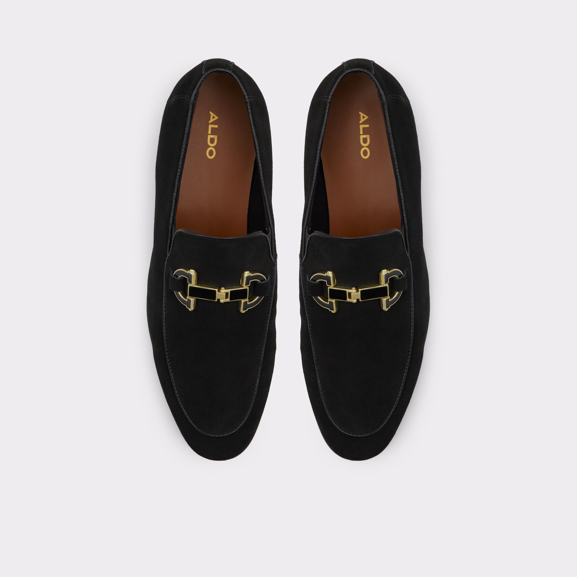 Bolton Black Leather Suede Men Dress Shoes