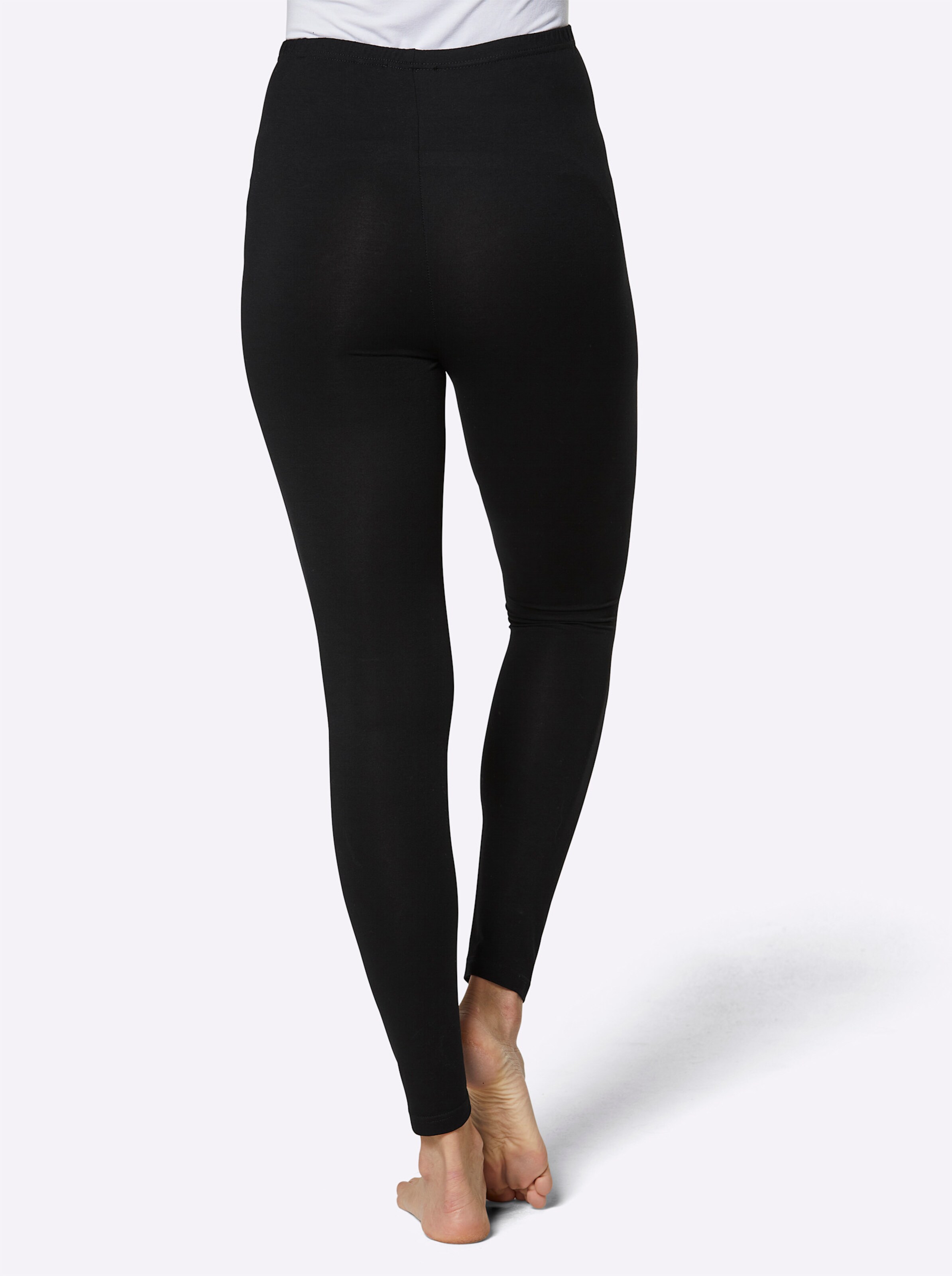 CREATION L PREMIUM Modal-Leggings in schwarz